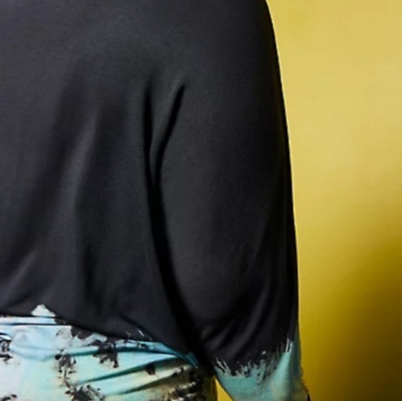 NEW, Torrid, Plus size,Black Multi Dye Tee - Picture 3 of 4